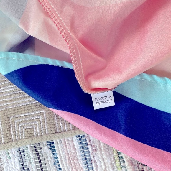 Playful Light Rainbow Twirl Sundress with Adjustable Straps - Size 4T - Picture 6 of 8